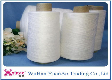 چین 402 High Tenacity Raw White Polyester Kitting Spun Yarns با 100٪ پلی استر Yizheng فیبر تامین کننده