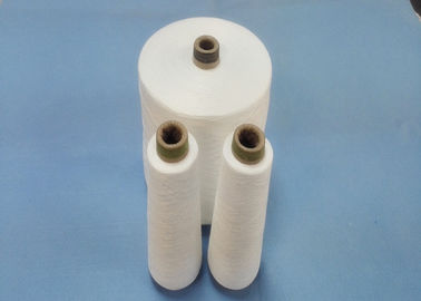 Custom 100% Polyester Weaving Yarn 50/2 Raw White Yarn For Sewing Thread
